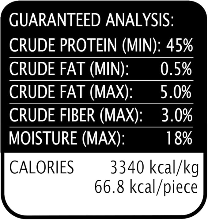 Hubert Pet Premium Chicken Jerky Dog Treats, Grain Free, Low Ingredient, USA Tested, 2.5 lbs Super Value Pack