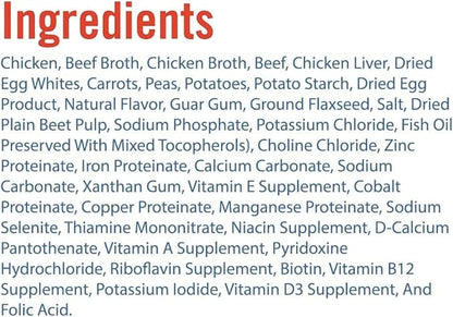 Chicken Soup for the Soul Pet Food Grain-Free Wet Dog Food, Chicken with Beef & Vegetables Cuts in Gravy, 13 Ounce Can (Pack of 12) Soy, Corn & Wheat Free, No Artificial Flavors or Preservatives