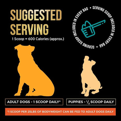 PET CARE Science 5 lbs Servings of Dog Weight Gainer - Weight Gain Supplements for Dogs - Canine and Dog Muscle Builder - Dog Protein Powder - High Calorie Dog Food Supplement