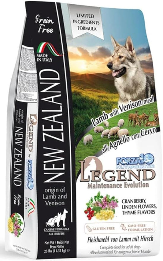 Forza10 Legend Daily Dry Dog Food 25 Pound Gluten Free Grain Free Chicken Free Quality All Natural Veterinarian Recommended Lamb Venison Adult Dogs