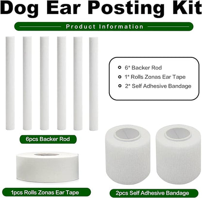 ziyue Doberman Dog Ear Posting Kit, Dog Ear Stand Up Support Tool, Dog Ear Tap for Doberman Pinscher Dog