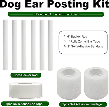 ziyue Doberman Dog Ear Posting Kit, Dog Ear Stand Up Support Tool, Dog Ear Tap for Doberman Pinscher Dog