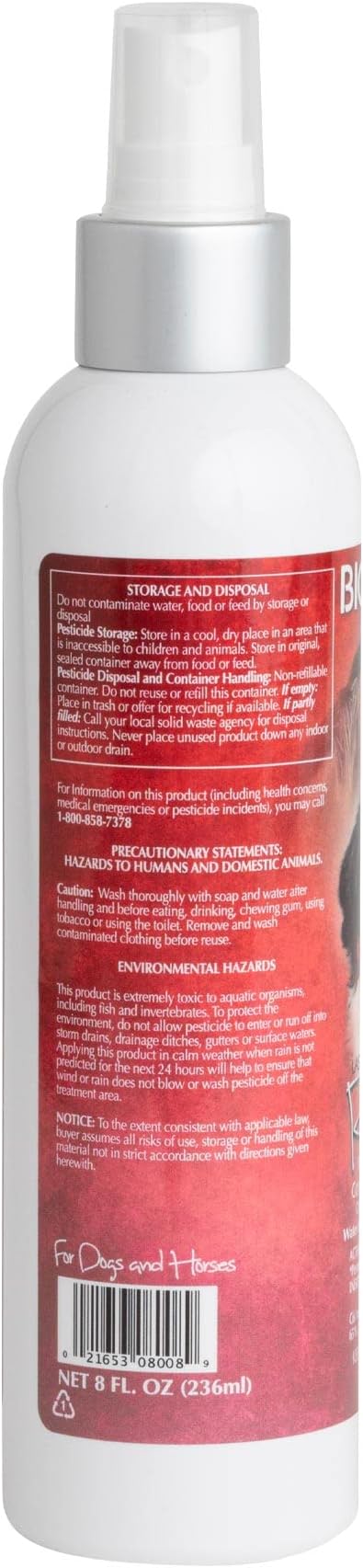 Bio-Groom Repel-35 Flea & Tick Dog Spray – Flea and Tick Prevention for Dogs, Flea Treatment, Cruelty-Free, Made in USA, Natural Tick Repellent, Fly Spray for Horses – 8 fl oz 1-Pack