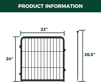 FXW Rollick Dog Playpen for Yard, RV Camping│Patented, 24 inch 2 Panels