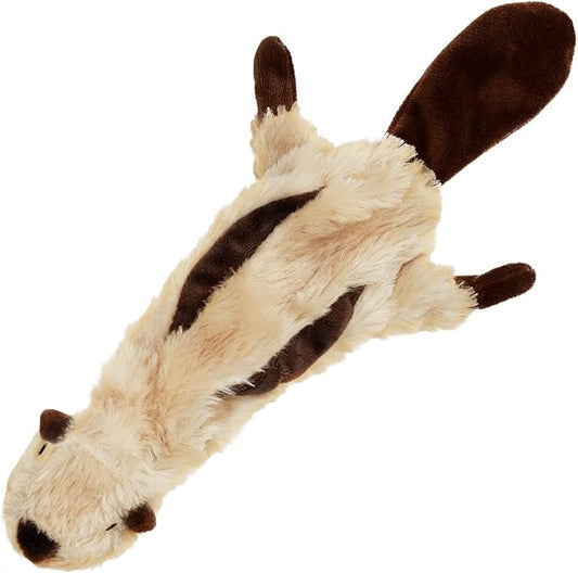 Best Pet Supplies Stuffing Free Squeaky Dog Toys for Small Dogs, Medium Dogs, and Large Dogs, Durable, Best Dog Chew Toy for Teething Puppy, Indoor Play - Squirrel, Small