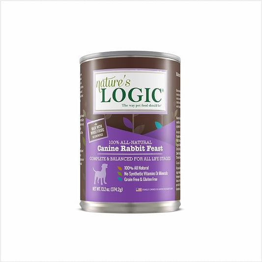 Natures Logic NL00180 Grain-Free Rabbit Feast Wet Dog Food, One Size