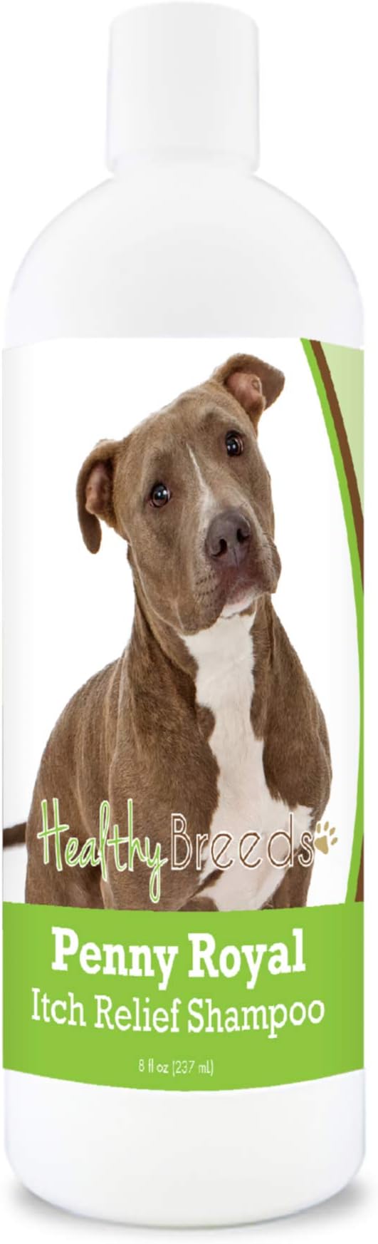 Healthy Breeds Pit Bull Penny Royal Itch Relief Shampoo - Stop The Scratching & Relieve The Itch with Essential Oils of Eucalyptus & Cedarwood - Mint Scent - 8 oz