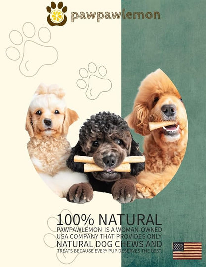 Bully Sticks for Dogs (6 inch Pack of 20) | Long Lasting Natural Dog Chew | Single Ingredient 100% Beef Pizzle | Packed in The USA | Standard Thickness