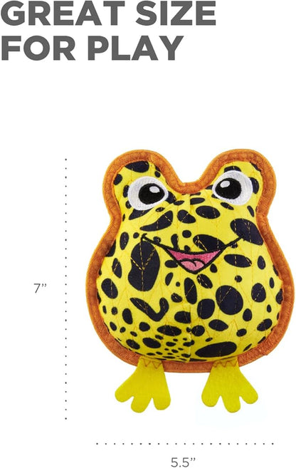 Outward Hound Xtreme Seamz Dart Frog Squeaky Durable Dog Toy