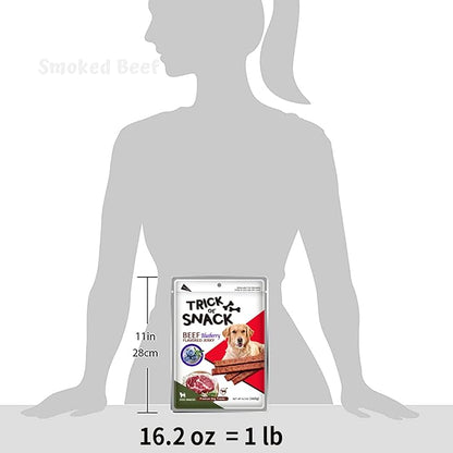 Premium 1lb Dog Jerky Treats | Dog Training | Dog Walking | Natural Grillers | Healthy Smoked Beef Chicken Salmon Chews Snacks Beef Blueberry Jerky