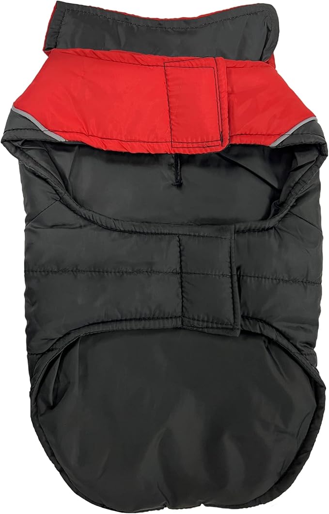 Pets First Collegiate Wisconsin Badgers Puffer Vest for Dogs & Cats. Size Small. Warm, Cozy, and Waterproof Dog Coat, for Small and Large Dogs/Cats.