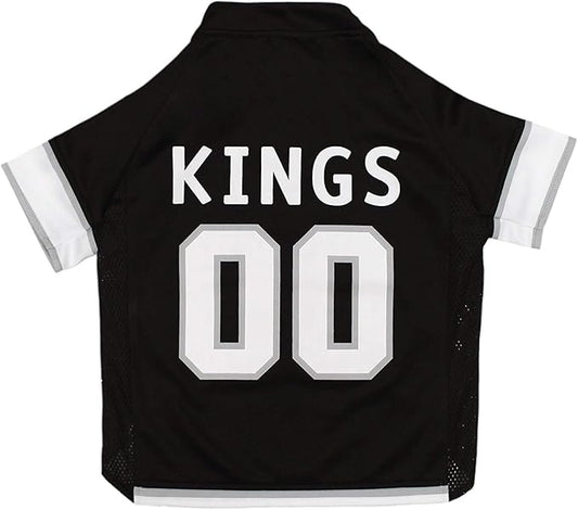 Pets First NHL Los Angeles Kings Jersey for Dogs & Cats, Medium. - Let Your Pet Be A Real NHL Fan!