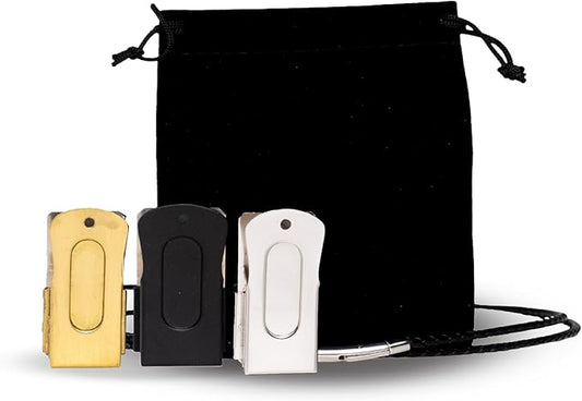 3-Pack Dog Clicker (Silver, Gold, Black) - Clickers for Pet Training – Easy-to-Carry Dog Training & Behavior Aids - Teach Your Dog Tricks or Reward His Behavior