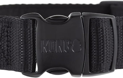 KONG Max HD Ultra Durable Neoprene Padded Dog Collar (Large, Black)