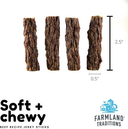 Farmland Traditions Beef Recipe Dog Jerky Sticks (14.4 oz. total (12 pack- 1.2 oz each))
