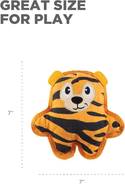 Outward Hound Xtreme Seamz Tiger Squeaky Durable Dog Toy