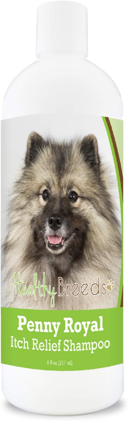 Healthy Breeds Keeshonden Penny Royal Itch Relief Shampoo - Stop The Scratching & Relieve The Itch with Essential Oils of Eucalyptus & Cedarwood - Mint Scent - 8 oz
