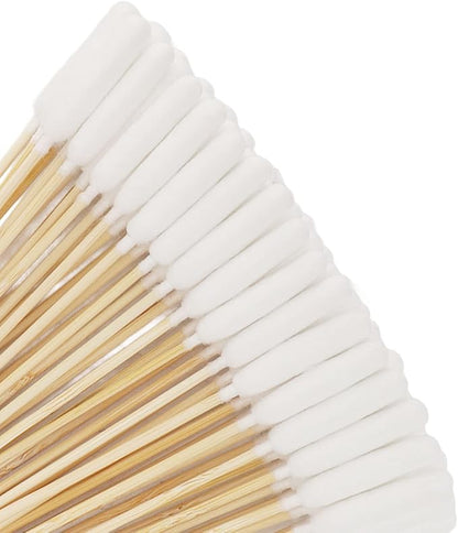 100Pcs Cotton Buds for Dogs and Cats, 6 Inch Long Qtips, Professional Dirt Removal Bamboo Stick Pet Lengthen Cotton Swabs for Cleaning Dog and Cat Ears, Apply Medicine, Clean Wound