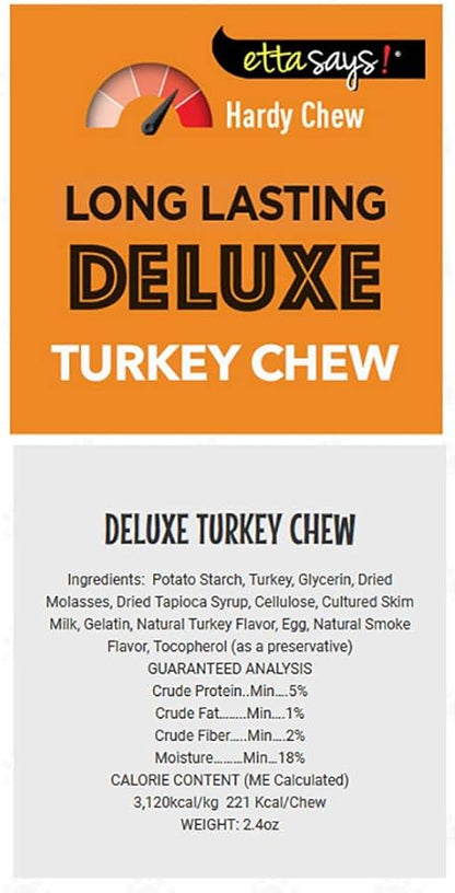ETTA SAYS! Deluxe Chews for Dogs – Lamb, Chicken & Turkey Dog Treats Variety Pack of 12 (4 of each Protein)– Made and Sourced in The USA, Grain-Free, Easy to Digest, Won’t Stain Carpet