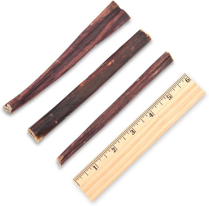 Best Pet Supplies GigaBite 6 Inch Beef Gullet Jerky Sticks (20 Pack) - All Natural, Free Range Beef Esophagus Stick Dog Treat