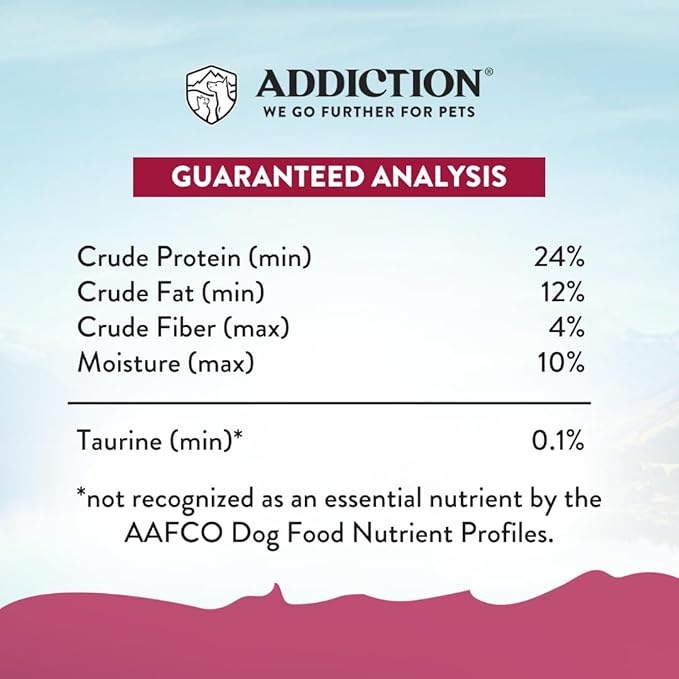Addiction Viva La Venison All Life Stages Small Breed Grain-Free Premium Venison Dry Dog Food Crafted in New Zealand - 3.3 lb