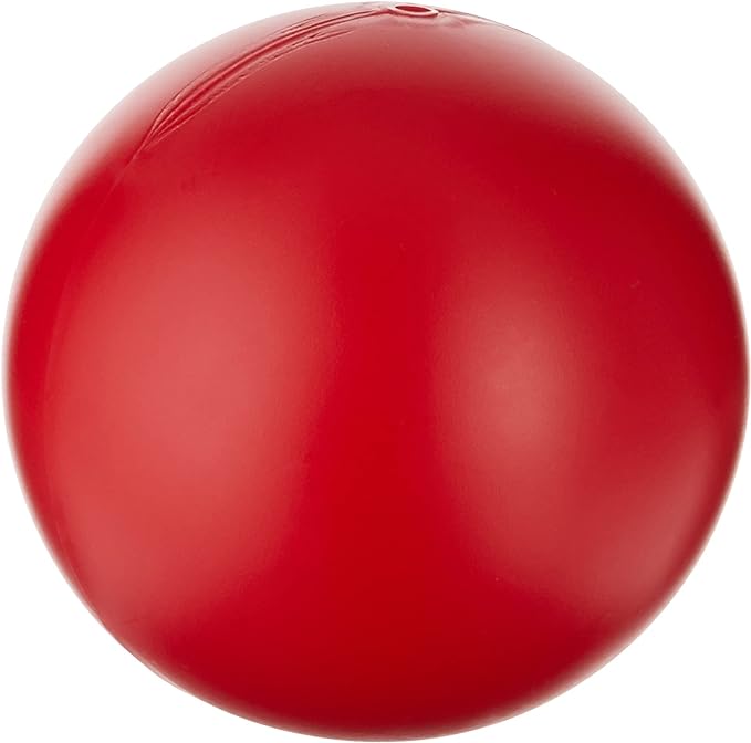 Jolly Pets Push-n-Play Ball Dog Toy, 4.5 Inches/Small, Red