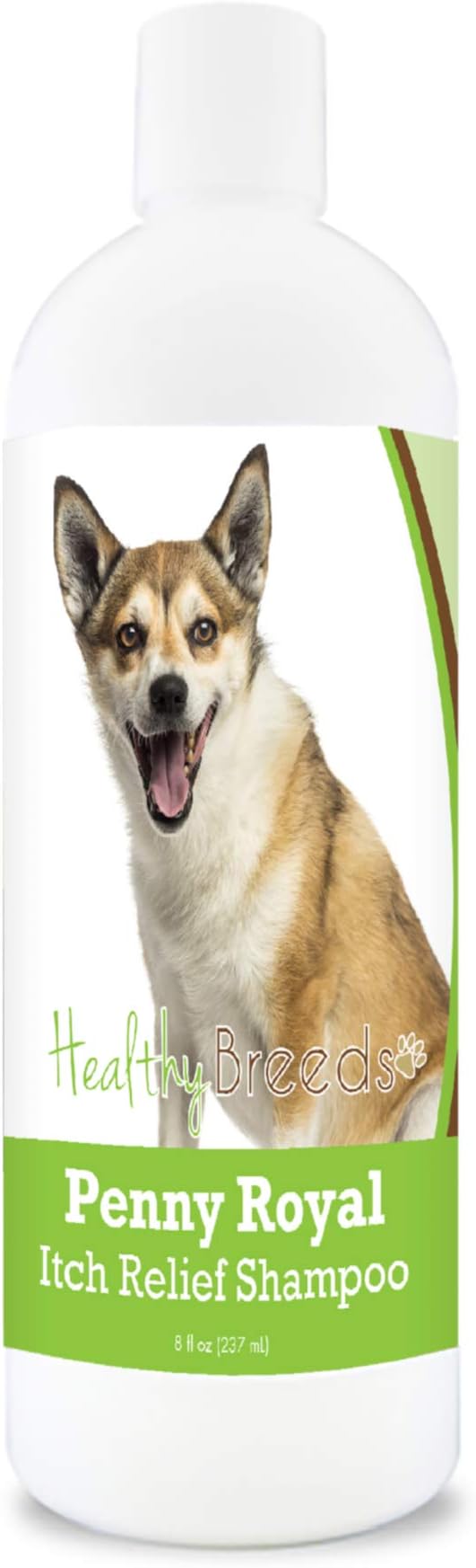 Healthy Breeds Norwegian Lundehund Penny Royal Itch Relief Shampoo - Stop The Scratching & Relieve The Itch with Essential Oils of Eucalyptus & Cedarwood - Mint Scent - 8 oz
