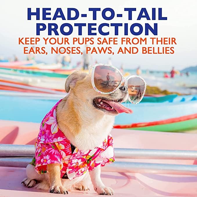 EBPP Dog Sunscreen Sun Skin Protector Spray 32 oz - Safe for All Breeds with No Zinc Oxide - Pet Protection and Moisturizer for Skin, Coat, Nose, Ears