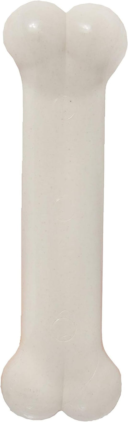 Nylabone Power Chew Classic Bone Chew Toy for Dogs, Durable Dog Toys for Aggressive Chewers, Chicken Flavor, Medium/Wolf - Up to 35 lbs. (1 Count)