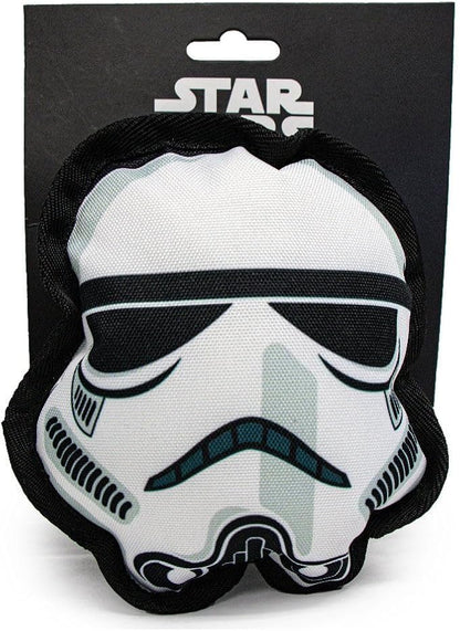 Buckle-Down Dog Toy, Star Wars, Ballistic Squeaker Stormtrooper Head 6.0" x 6.75"