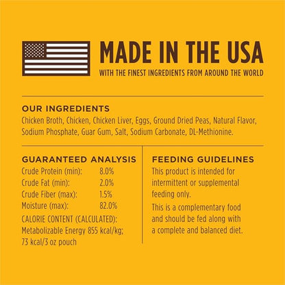 Instinct Healthy Cravings Grain Free Real Chicken Recipe Natural Wet Dog Food Topper by Nature's Variety, 3 oz. Pouches (Case of 24)