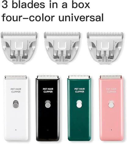 3 PCS Standard Size Replaceable Ceramic Blades Set Pet Hair Clipper,Cat Dog Common Use Clipper Blade(#AP005)