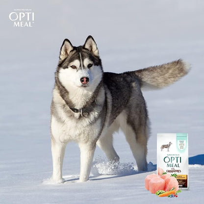 OPtimeal Grain-Free Dog Food - Proudly Ukrainian - Balanced Dog Food Dry Recipe with Immunity Support, Non-Grain Dry Dog Food for All Dog Breeds (8.8 lbs, Chicken & Veggies)