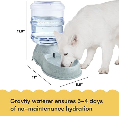 Noa Store Automatic Pet Water Dispenser | BPA Free 1 and 3 Gallon Cat Water Dispenser Food Dispenser, H20, Dog Small and Big Cat Feeder, Cat Water Bowl and Dog water dispenser, Automatic Pet waterer
