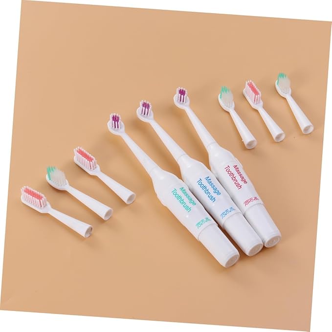 Mipcase Puppy Toothbrush 3pc Toothbrush Automatic Toothbrush Tooth Brush for Dogs Electric Doggy Toothpaste Electrical Toothbrush Electric Toothbrush The Dog Dog Electric Toothbrush
