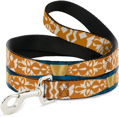 Star Wars Pet Leash, Dog Leash, Star Wars Clone Wars Ahsoka Tano Bounding Blues Orange, 6 Feet Long 1.5 Inch Wide