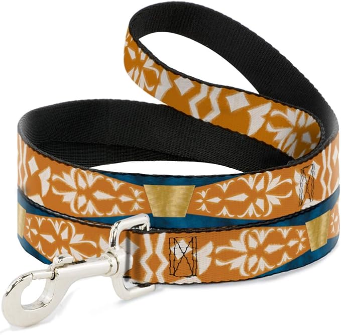 Star Wars Pet Leash, Dog Leash, Star Wars Clone Wars Ahsoka Tano Bounding Blues Orange, 4 Feet Long 0.5 Inch Wide