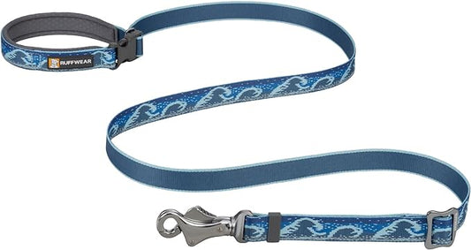Ruffwear, Crag Ex Leash, Extendable Dog Leash, Hand-Held or Waist-Worn Reflective Lead, Midnight Wave