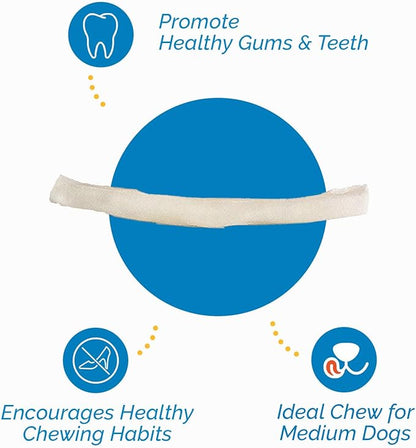 Dog Skinny Rawhide Rolls |Chew Bones for Small Dogs (15 Count) 5-6" - Beef Hide Skinny Rolls -100% Natural Chews Premium Raw Hides Bulk Treats