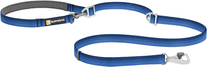 Ruffwear, Switchbak Dog Leash, Convertible & Adjustable Lead for Everyday Use, Blue Pool