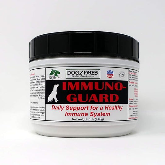 Dogzymes Immuno Guard Immunity Support with Live Beneficial Probiotics and Enzymes (1 pound)