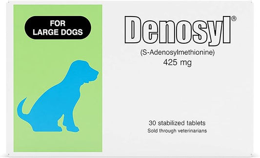 Nutramax Denosyl Liver and Brain Health Supplement for Large Dogs, With S-Adenosylmethionine (SAMe), 30 Tablets