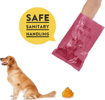 Dog Poop Bag 26 Rolls (390 Counts), Biodegradable Dog Waste Bags With 1 Free Dispenser, Eco-Friendly Leak Proof Pet Waste Disposal Refill Bags (Scented)