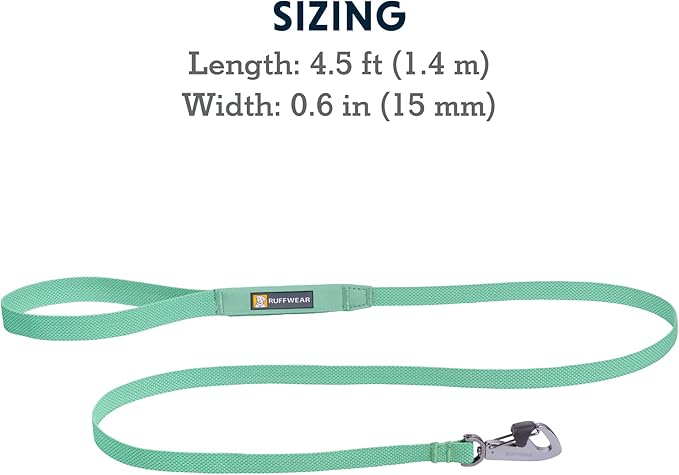 Ruffwear, Hi & Light Dog Leash, Minimal Ultralight Lead for Everyday Walks and Runs, 4.5 ft, Sage Green