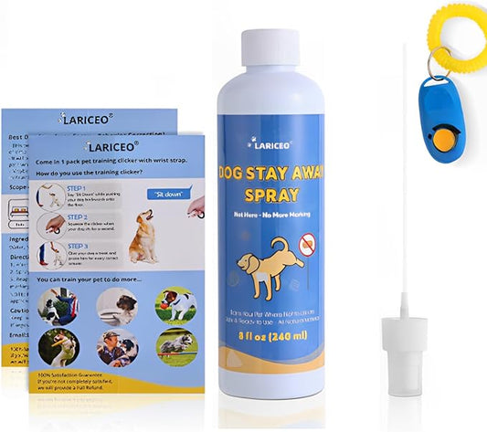 8 oz Pet Spray - Stop Improper Peeing Behavior - Safe and Natural Training Aids - Not Here Dog Spray - Effective Pet Training Solutions