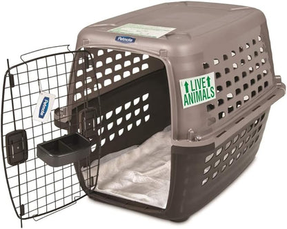 Petmate Sky Kennel Pet Carrier (28 Inch) and Petmate 290300 Kennel Travel Kit