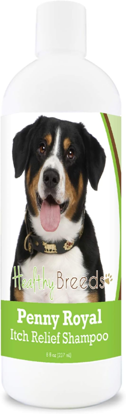 Healthy Breeds Entlebucher Mountain Dog Penny Royal Itch Relief Shampoo - Stop The Scratching & Relieve The Itch with Essential Oils of Eucalyptus & Cedarwood - Mint Scent - 8 oz