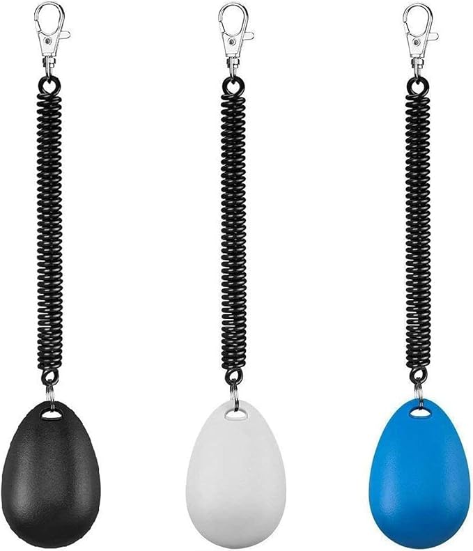 3 Pack Dog Training Clicker with Wrist Strap, Pet Clicker for Dog Clicker for Training Puppy Clicker Trainer, Pet Training Clicker for Cats Puppy Bird Horse Animal