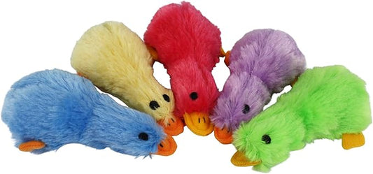 Multipet Duckworth Mini Plush Dog Toy, Assorted Colors, for small breeds