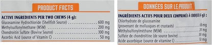 ProSense Hip and Joint Solutions 60 Count, for Dogs, Advanced Strength Glucosamine Chews